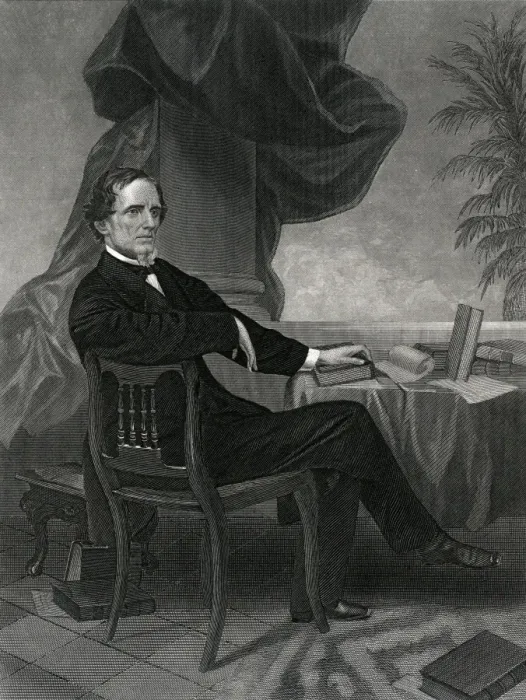 Framed Print : Jefferson Davis (Chappel Framed Print : Jefferson Davis (Chappel