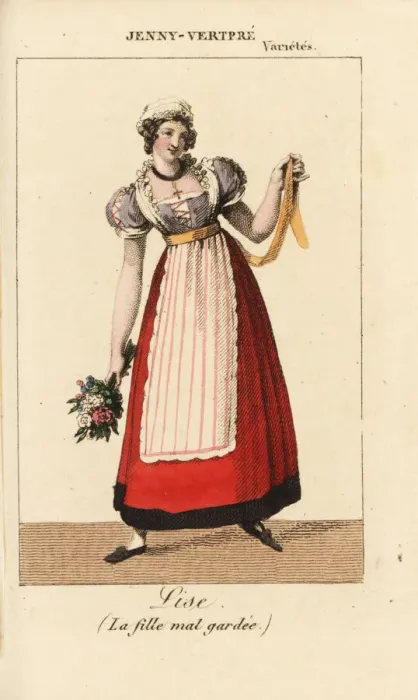 Framed Print : Jenny-Vertpre as Lise in La fille mal gardee Framed Print : Jenny-Vertpre as Lise in La fille mal gardee