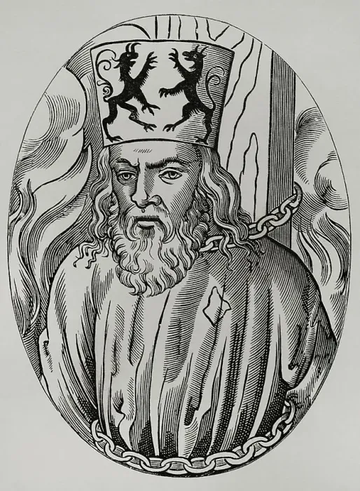 Framed Print : Jerome of Prague (1360-1416). Czech scholastic Framed Print : Jerome of Prague (1360-1416). Czech scholastic