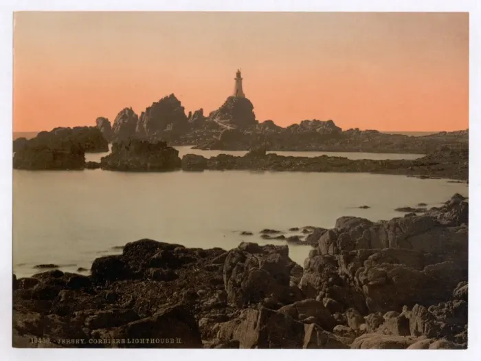 Framed Print : Jersey, Corbiere Lighthouse, II, Channel Island, England Framed Print : Jersey, Corbiere Lighthouse, II, Channel Island, England