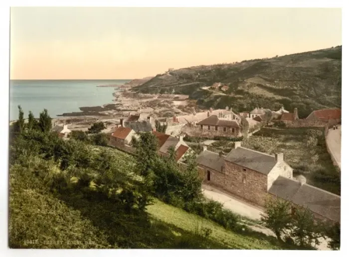 Framed Print : Jersey, Rozel Bay, Channel Islands, England