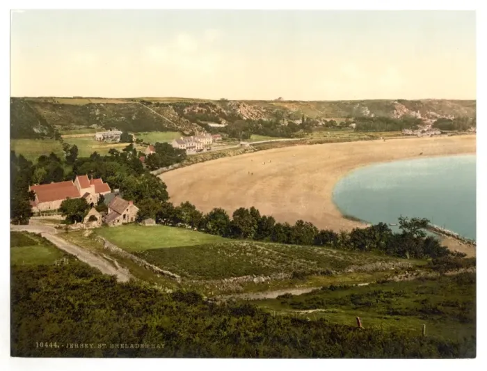 Framed Print : Jersey, Saint Brelades Bay, Channel Island, England Framed Print : Jersey, Saint Brelades Bay, Channel Island, England