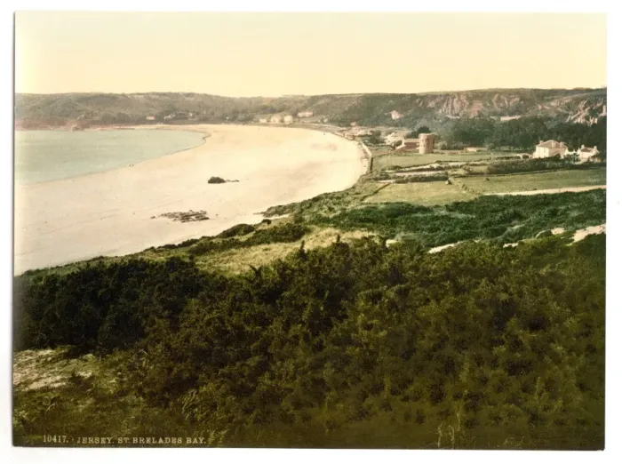 Framed Print : Jersey, Saint Brelades Bay, Channel Islands, England Framed Print : Jersey, Saint Brelades Bay, Channel Islands, England