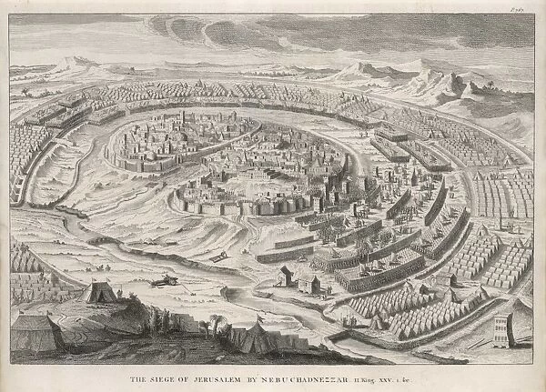 Jerusalem Besieged. Jerusalem is besieged and sacked by Nebuchadnezzar II