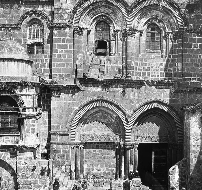 Framed Print : Jerusalem Church of the Holy Sepulchre probably 1870s Framed Print : Jerusalem Church of the Holy Sepulchre probably 1870s