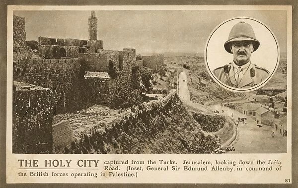 Jerusalem following capture by the British