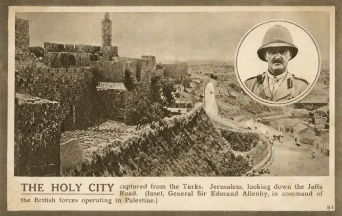 Framed Print : Jerusalem following capture by the British Framed Print : Jerusalem following capture by the British