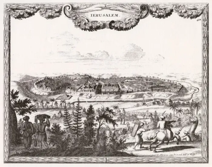 Framed Print : Jerusalem / General C1700 Framed Print : Jerusalem / General C1700
