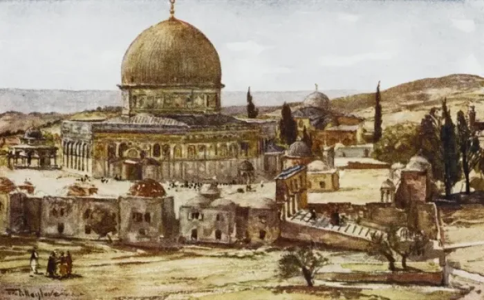 Framed Print : Jerusalem / Mosque Omar Framed Print : Jerusalem / Mosque Omar