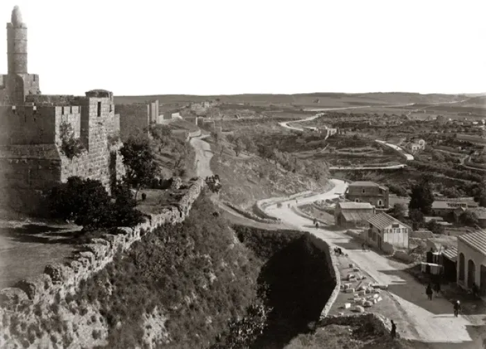 Framed Print : Jerusalem, Palestine (Israel) circa 1880s - Road to Bethlehe Framed Print : Jerusalem, Palestine (Israel) circa 1880s - Road to Bethlehe