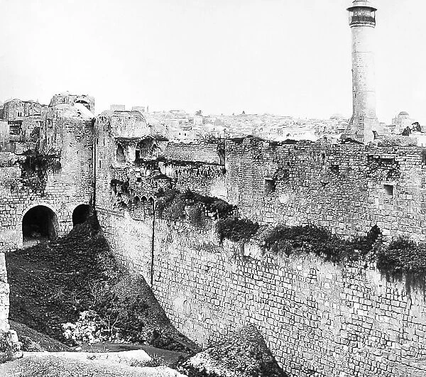 Jerusalem Pool of Bethesda probably 1870s