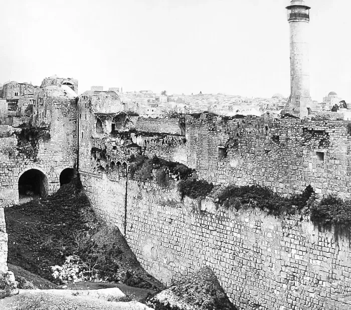 Framed Print : Jerusalem Pool of Bethesda probably 1870s Framed Print : Jerusalem Pool of Bethesda probably 1870s