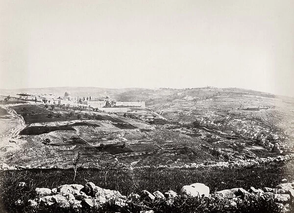 Jerusalem with Siloam and the Mount of Olives