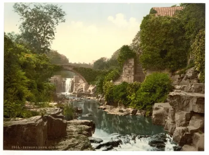 Framed Print : Jesmond Dene, old mill, Newcastle-on-Tyne, England Framed Print : Jesmond Dene, old mill, Newcastle-on-Tyne, England