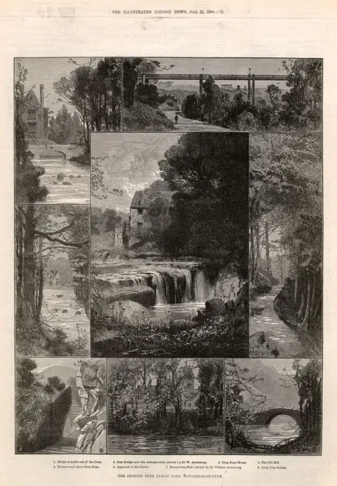 Framed Print : Jesmond Dene public park, Newcastle-upon-Tyne Framed Print : Jesmond Dene public park, Newcastle-upon-Tyne