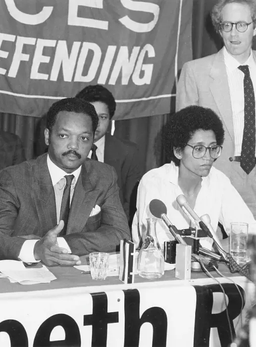 Framed Print : Jesse Jackson with Linda Bellos Framed Print : Jesse Jackson with Linda Bellos