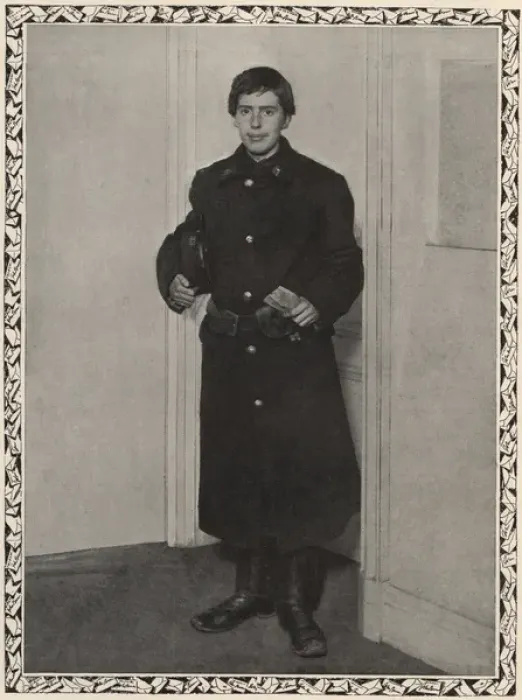 Framed Print : Jessie Kenney Disguised as Telegraph Boy Framed Print : Jessie Kenney Disguised as Telegraph Boy