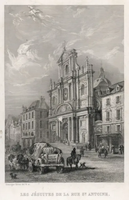 Framed Print : Jesuit Church, Paris Framed Print : Jesuit Church, Paris