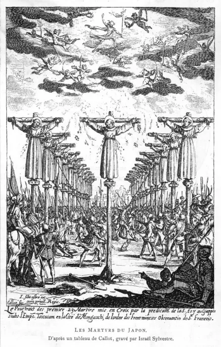 Framed Print : Jesuits Martyred, Japan Framed Print : Jesuits Martyred, Japan
