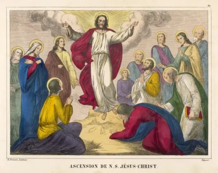 Framed Print : Jesus Ascends Framed Print : Jesus Ascends