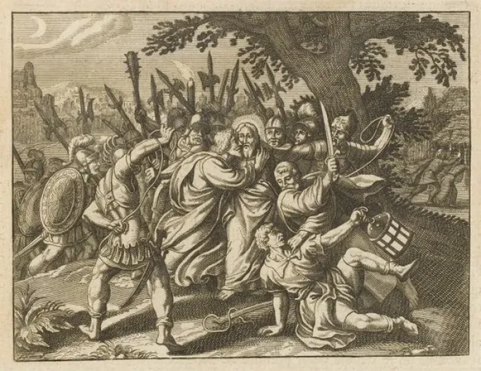 Framed Print : Jesus Betrayed Framed Print : Jesus Betrayed