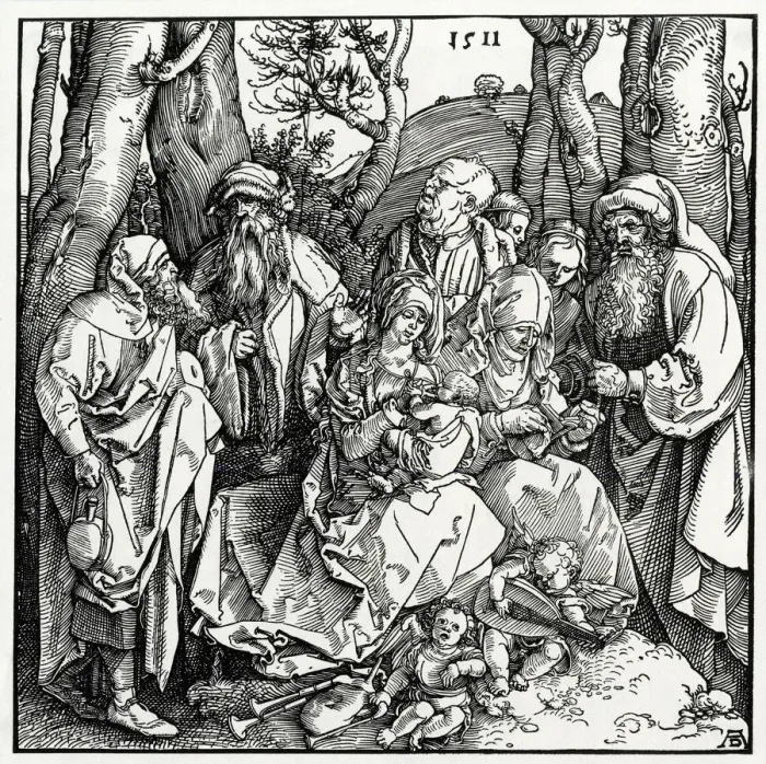 Framed Print : JESUS BORN - DURER Framed Print : JESUS BORN - DURER
