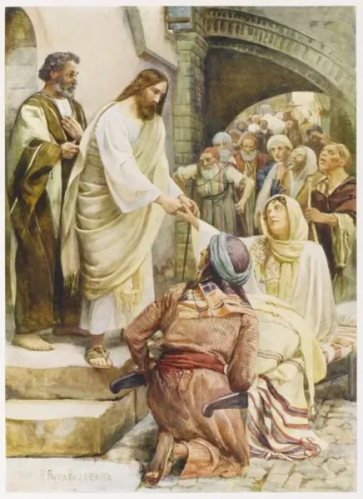 Framed Print : Jesus at Capernaum Framed Print : Jesus at Capernaum