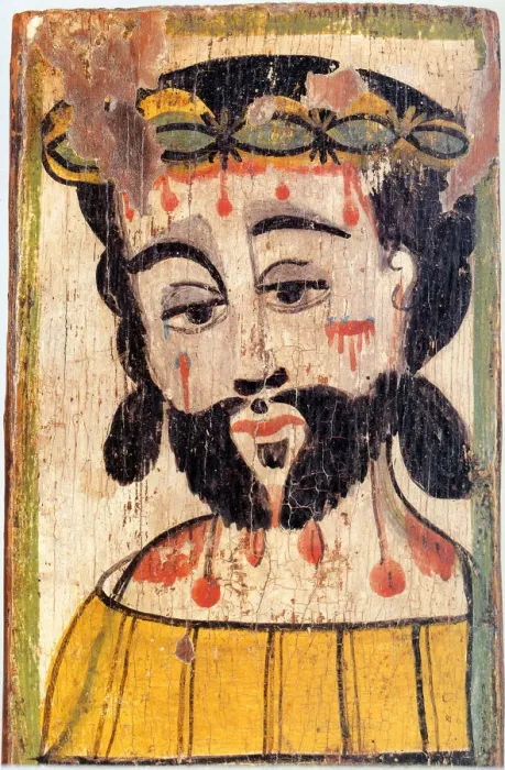 Framed Print : Jesus Christ Wearing Crown of Thorns Framed Print : Jesus Christ Wearing Crown of Thorns