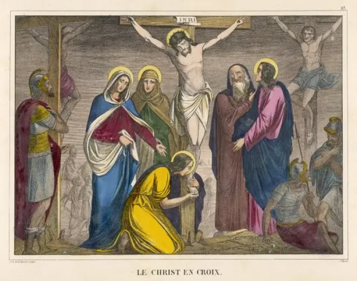 Framed Print : Jesus on his Cross Framed Print : Jesus on his Cross
