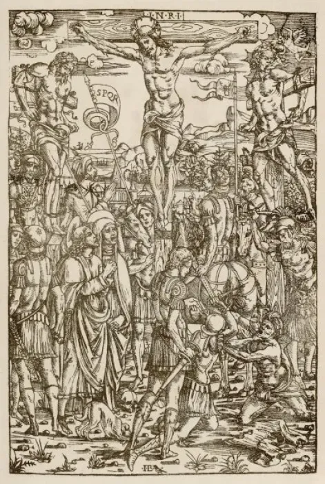 Framed Print : Jesus Crucified (I. B. ) Framed Print : Jesus Crucified (I. B. )