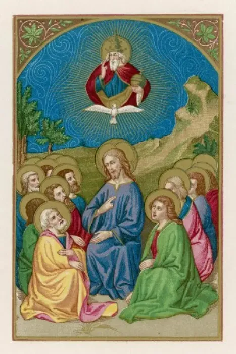 Framed Print : Jesus and Disciples Framed Print : Jesus and Disciples