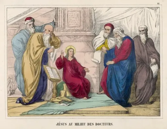 Framed Print : Jesus and the Doctors Framed Print : Jesus and the Doctors