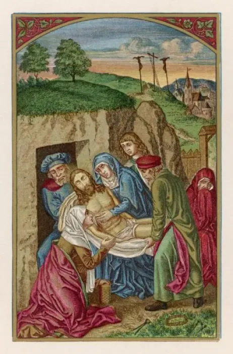 Framed Print : Jesus Entombed Framed Print : Jesus Entombed