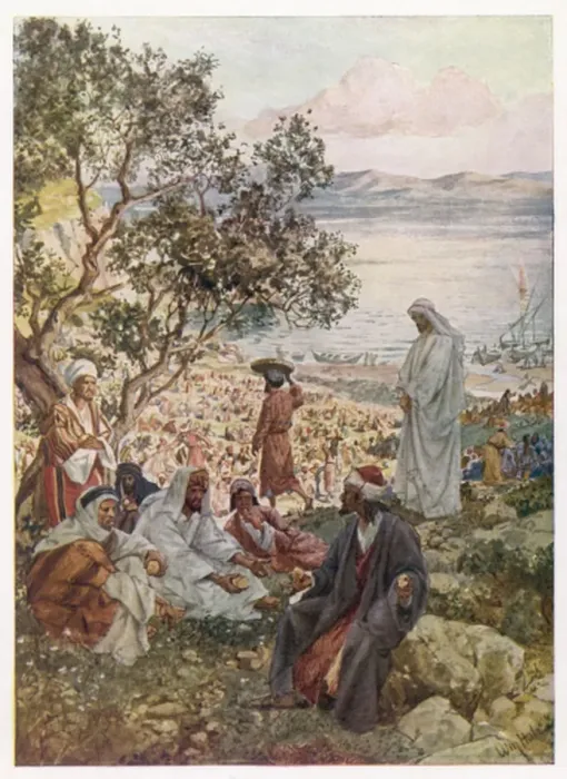 Framed Print : Jesus Feeds 5000 Framed Print : Jesus Feeds 5000