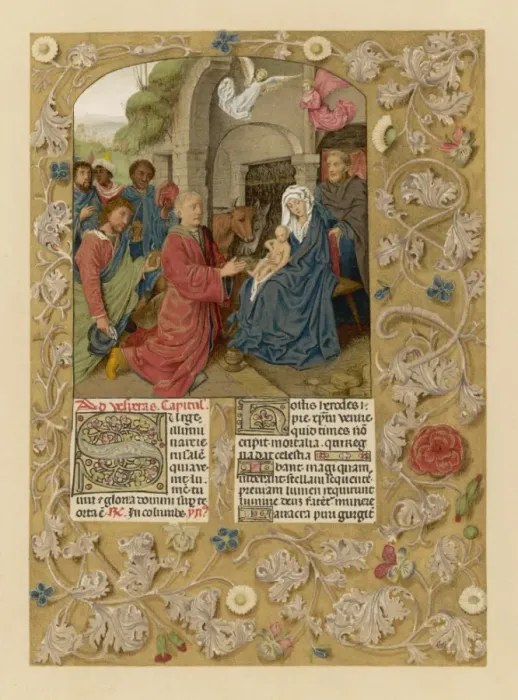 Framed Print : Jesus and the Magi, Ms Framed Print : Jesus and the Magi, Ms