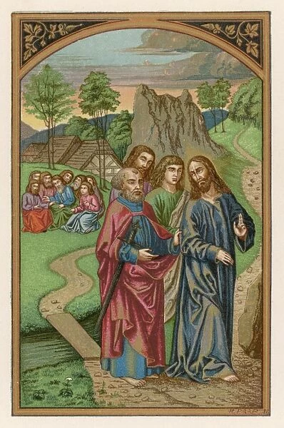 Jesus on Mt Olives