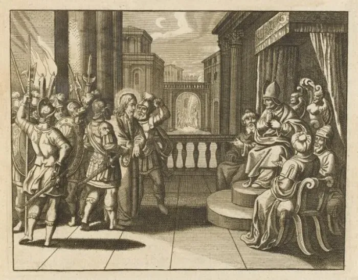 Framed Print : Jesus before the Priests Framed Print : Jesus before the Priests