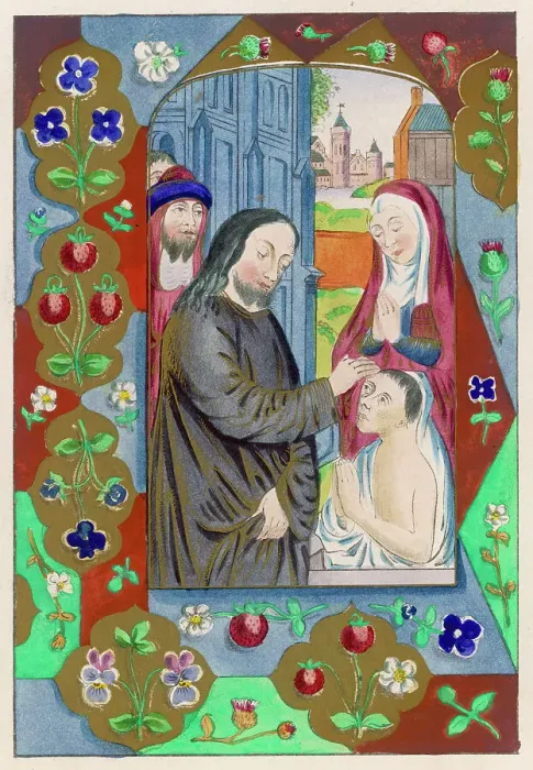 Framed Print : JESUS REVIVES LAZARUS