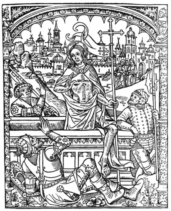 Framed Print : Jesus Rises from Tomb Framed Print : Jesus Rises from Tomb