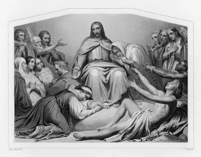 Framed Print : Jesus (Scheffer) Framed Print : Jesus (Scheffer)