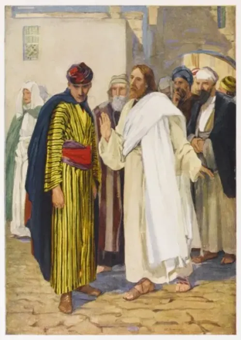 Framed Print : Jesus & Synagogue Ruler Framed Print : Jesus & Synagogue Ruler