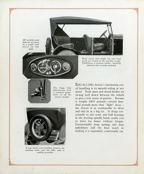 The Jewett Six automobile