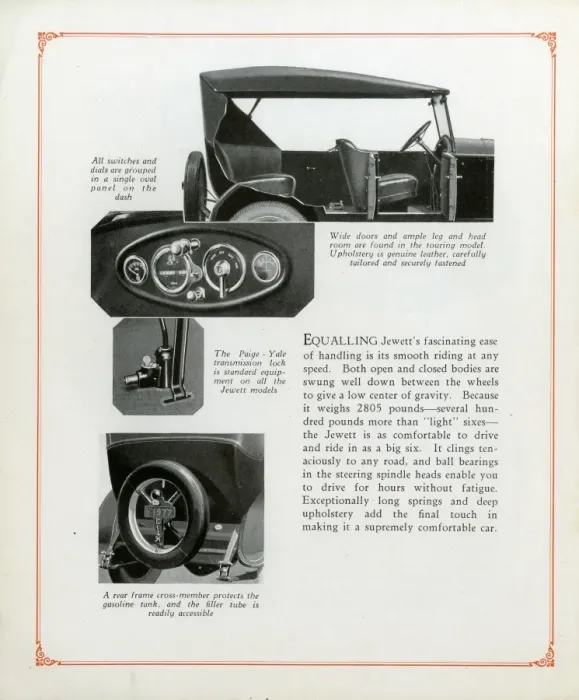 Framed Print : The Jewett Six automobile Framed Print : The Jewett Six automobile