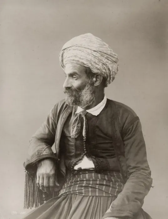 Framed Print : Jewish man, north Africa, probably Algeria Framed Print : Jewish man, north Africa, probably Algeria
