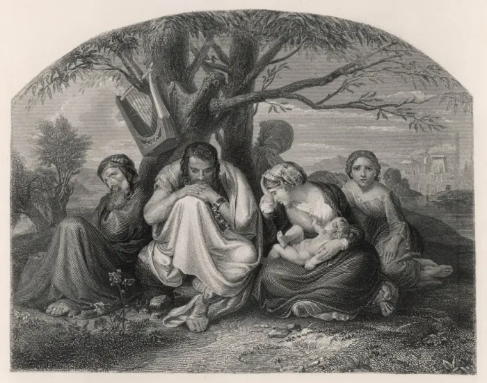 Framed Print : Jews in Babylon Framed Print : Jews in Babylon