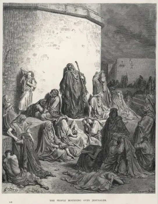 Framed Print : Jews in Captivity / Dore Framed Print : Jews in Captivity / Dore