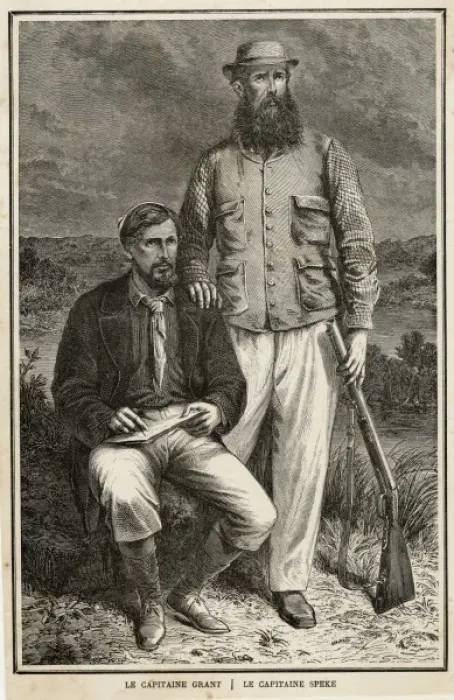 Framed Print : Jh Speke / With Grant / 1863 Framed Print : Jh Speke / With Grant / 1863