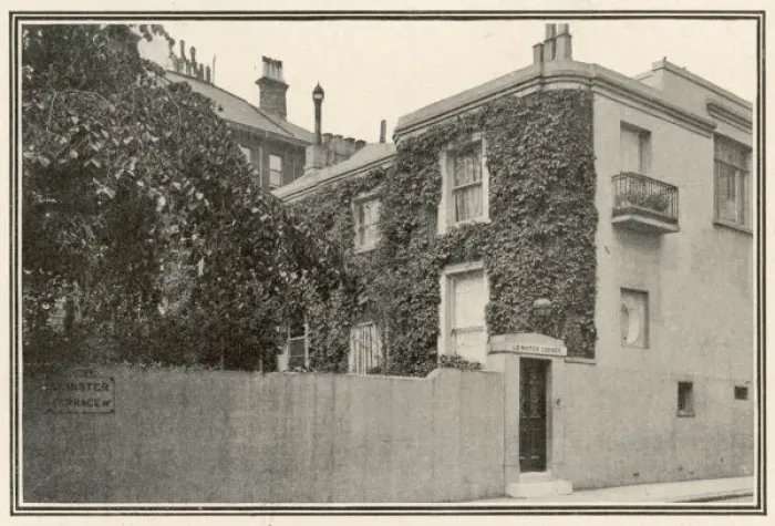 Framed Print : Jm Barrie / Kensington Hse Framed Print : Jm Barrie / Kensington Hse