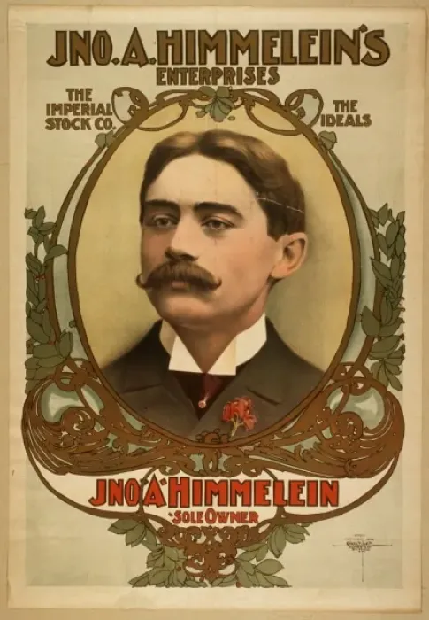 Framed Print : Jno. A. Himmeleins Enterprises The Imperial Stock Co Framed Print : Jno. A. Himmeleins Enterprises The Imperial Stock Co