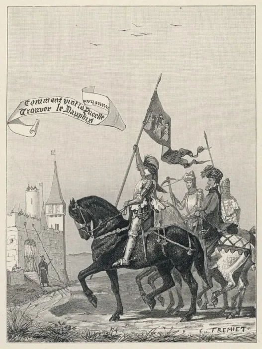 Framed Print : JOAN OF ARC AT CHINON Framed Print : JOAN OF ARC AT CHINON